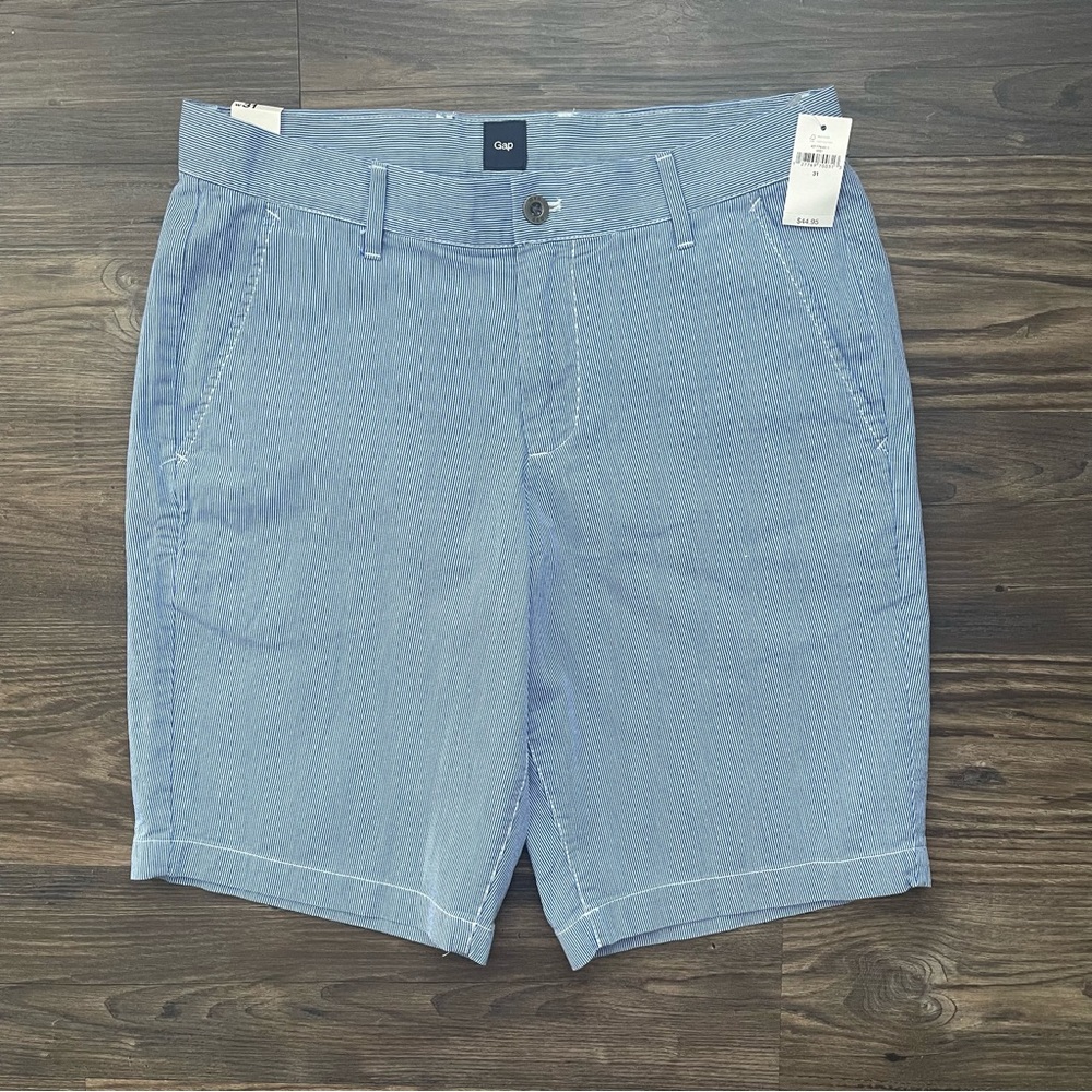 GAP Flat Front Corded Shorts (NWT)